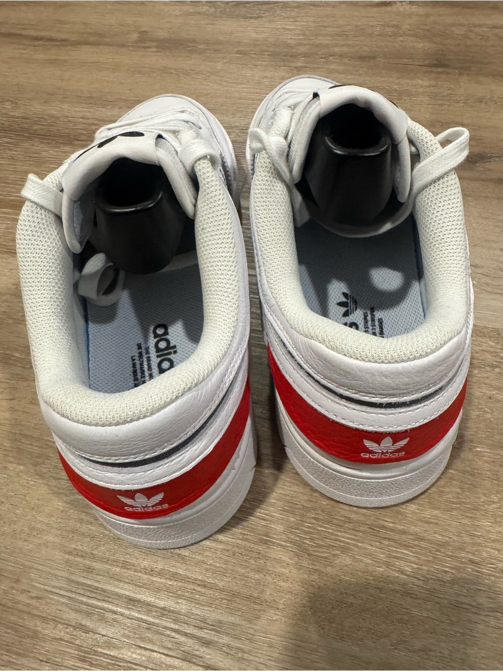 adidas White and Black Athletic Sneakers - Picture 3 of 3